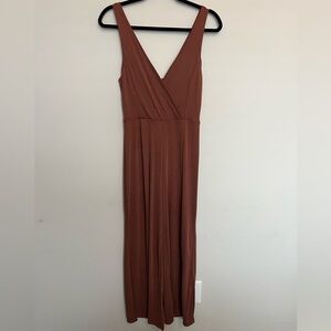 Mod Ref Rust Sleeveless Jumpsuit Size M